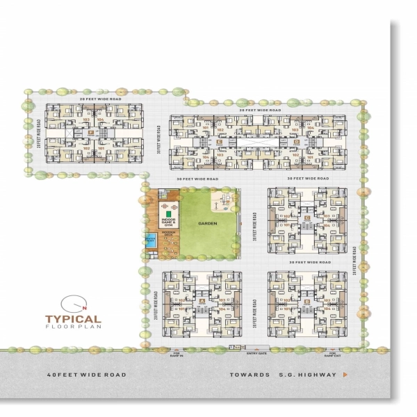 Typical Floor Plan 